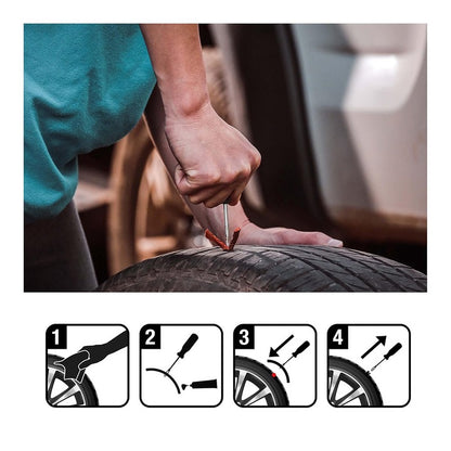 Kit auto reparare anvelope, 5 piese