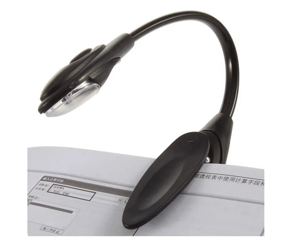 Lampă cu clips LED flexibilă pentru citit
