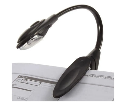 Lampă cu clips LED flexibilă pentru citit