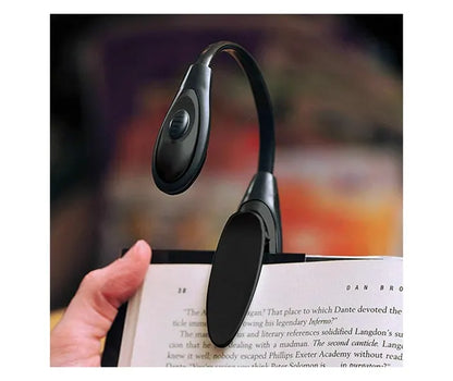 Lampă cu clips LED flexibilă pentru citit