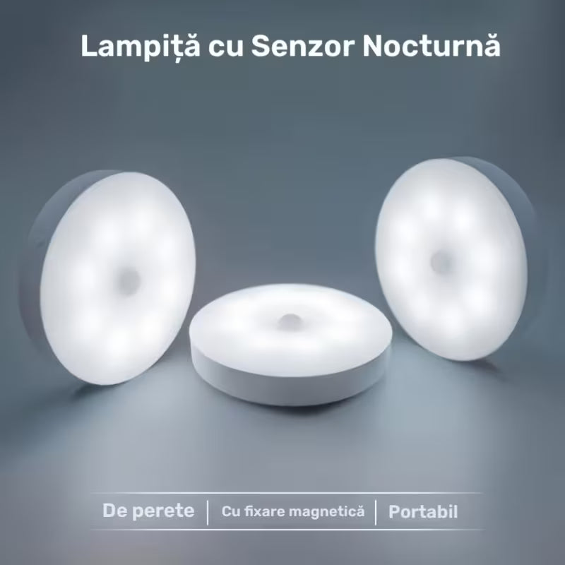 Lampă LED reîncărcabilă USB cu senzor de mișcare