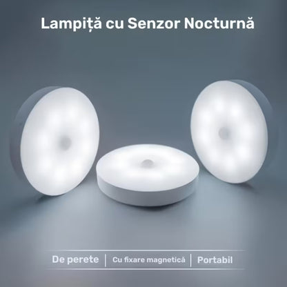 Lampă LED reîncărcabilă USB cu senzor de mișcare