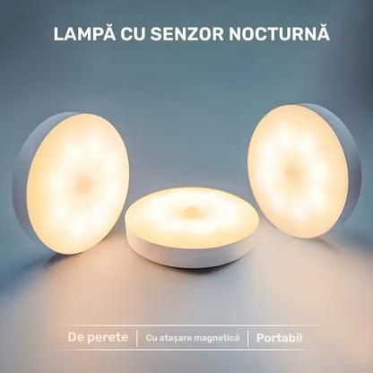 Lampă LED reîncărcabilă USB cu senzor de mișcare