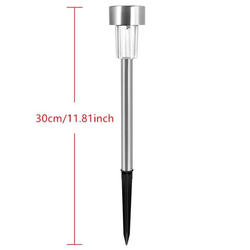 Lampă solară de grădină, lumină rece, 30x4 cm