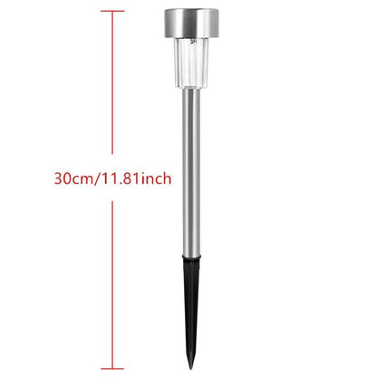 Lampă solară de grădină, lumină rece, 30x4 cm