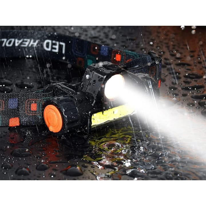 Lanternă frontală COB 4 în 1 cu magnet