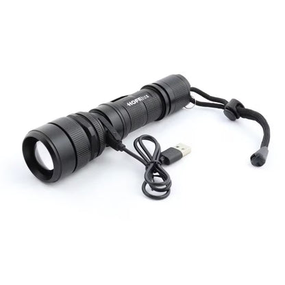 Lanternă reîncărcabilă USB, 3 moduri de iluminare