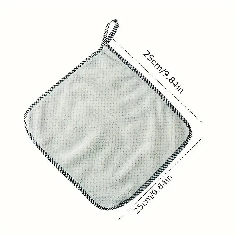 Set 5 lavete de curățat din microfibră cu agățare