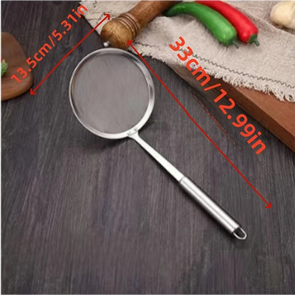 Sită tip clește cu prindere pentru alimente