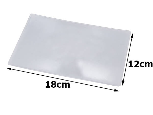Lupă pentru citit, zoom optic 3x, transparent