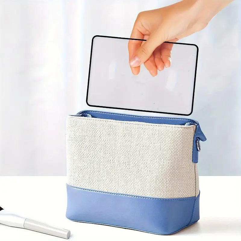 Lupă pentru citit, zoom optic 3x, transparent