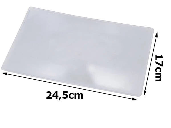 Lupă pentru citit, zoom optic 3x, transparent