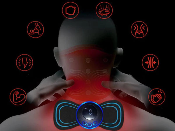 Mini aparat de masaj, 8 moduri de utilizare, 19 viteze