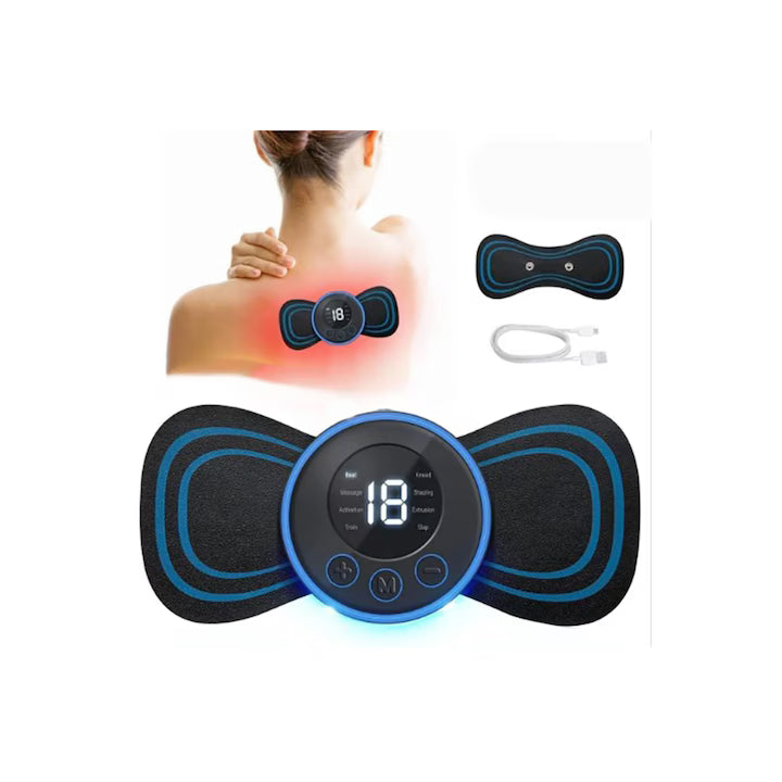 Mini aparat de masaj, 8 moduri de utilizare, 19 viteze