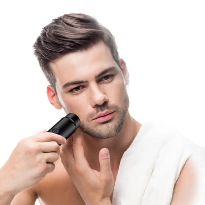 Mini aparat de ras electric, portabil, reîncărcabil USB