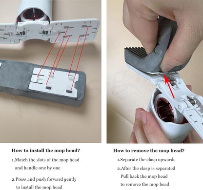 Mini mop pentru curățare spații înguste