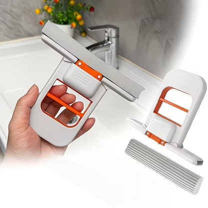 Mini mop pliabil, retractabil, pentru spații înguste