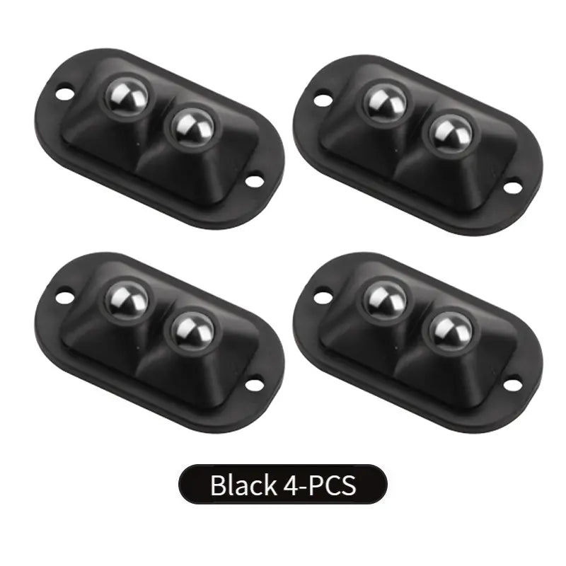 Set 4 bucăți mini rotițe adezive pentru mobilă