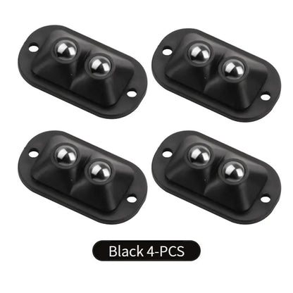 Set 4 bucăți mini rotițe adezive pentru mobilă