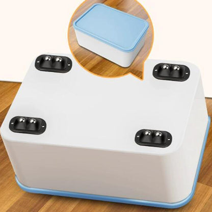 Set 4 bucăți mini rotițe adezive pentru mobilă