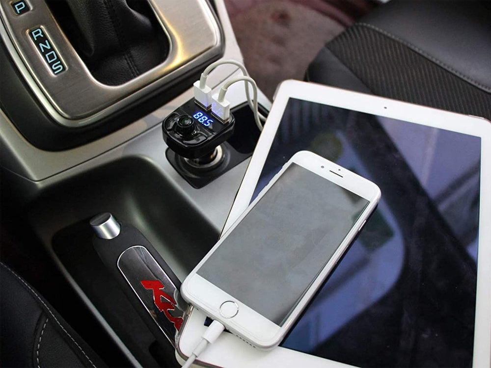 Modulator FM cu Bluetooth și 2 porturi USB