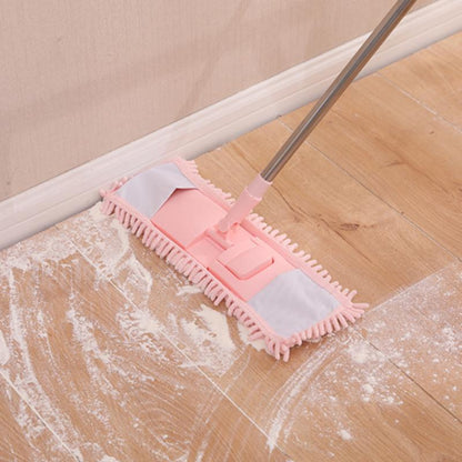 Mop plat din microfibră cu mâner telescopic