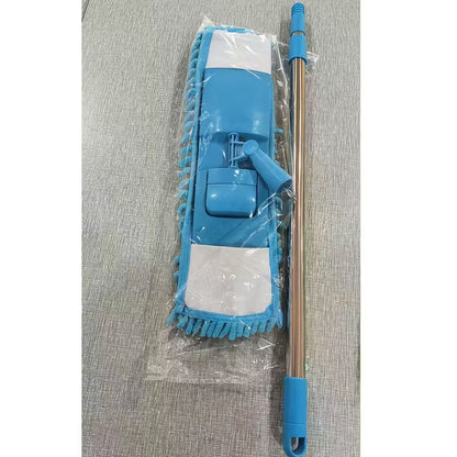 Mop plat din microfibră cu mâner telescopic