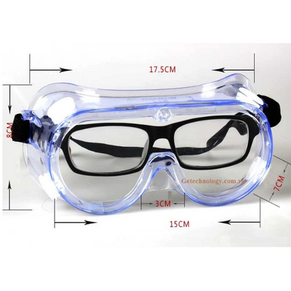 Ochelari de protectie, rezistenta la lichide, praf, gaze