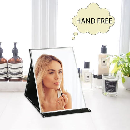 Oglindă cosmetică pliabilă, portabilă, 21 cm