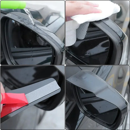 Set 2 apărătoare împotriva ploii pentru oglinzile auto