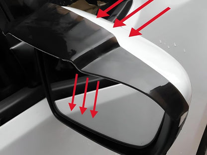 Set 2 apărătoare împotriva ploii pentru oglinzile auto