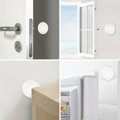 Set de 8 opritoare pentru usi, transparent, silicon