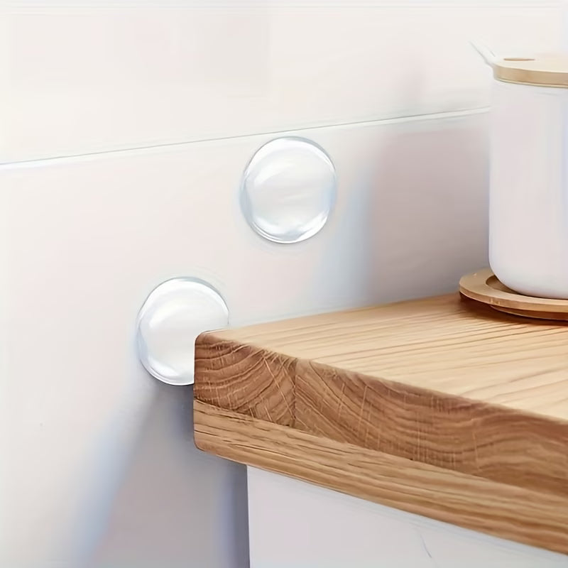 Set de 8 opritoare pentru usi, transparent, silicon