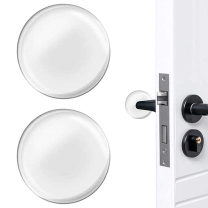 Set de 8 opritoare pentru usi, transparent, silicon