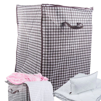 Cutie de depozitare pliabilă cu fereastra și fermoar