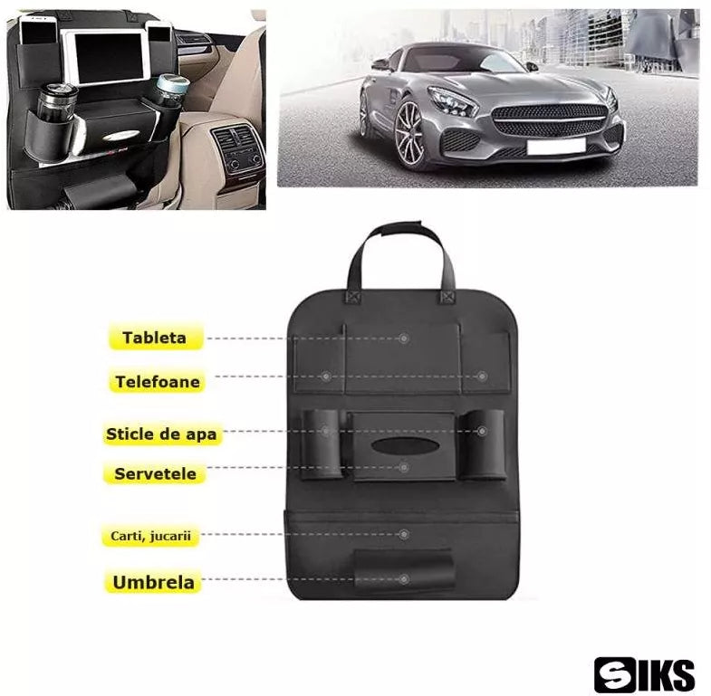 Organizator auto pentru spătarul scaunului