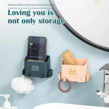 Organizator de perete pentru cabluri și telecomenzi