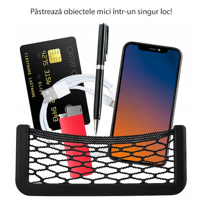 Organizator auto plasă, buzunar depozitare