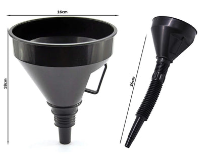 Pâlnie pentru combustibil, ulei, rezervor, sită inclusă