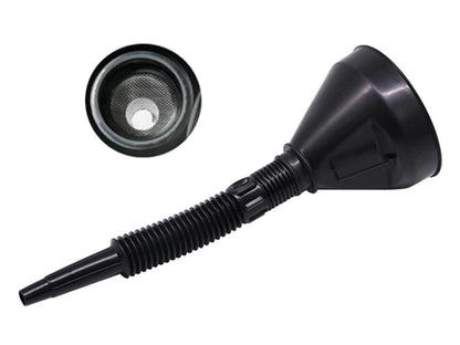 Pâlnie pentru combustibil, ulei, rezervor, sită inclusă