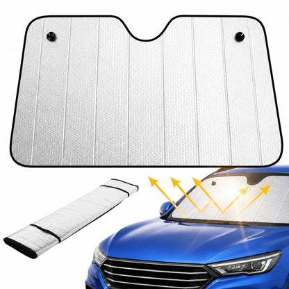 Parasolar auto de parbriz, sezon vară/iarnă