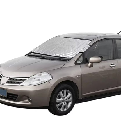 Parasolar auto de parbriz, sezon vară/iarnă