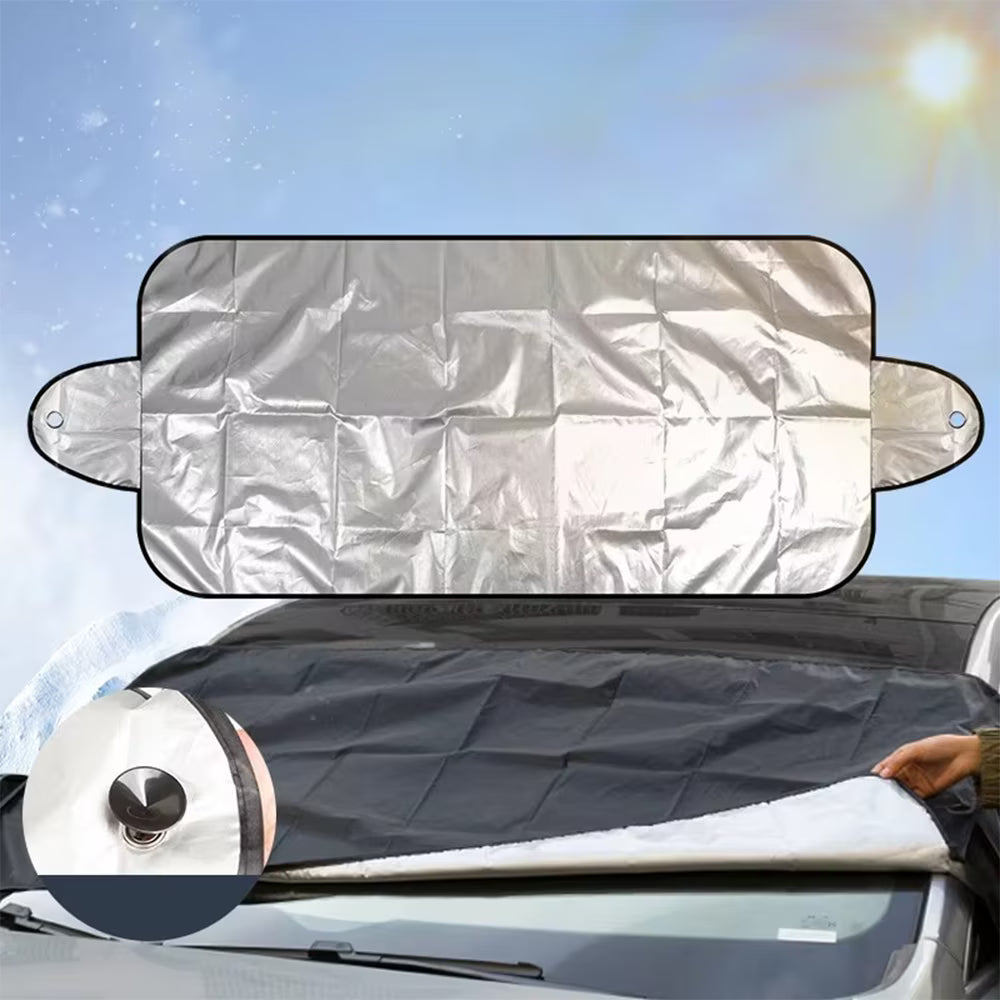 Parasolar auto de parbriz, sezon vară/iarnă