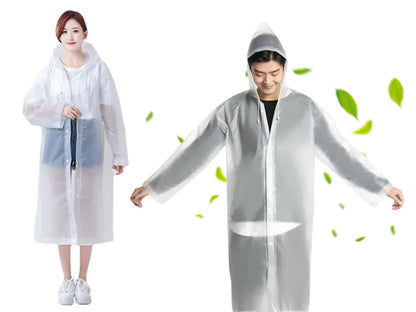 Pelerină de ploaie groasă, impermeabilă, cu glugă