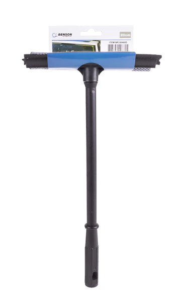 Racletă cu mâner telescopic pentru șters geamuri