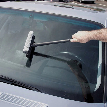 Racletă de geam cu pulverizator burete