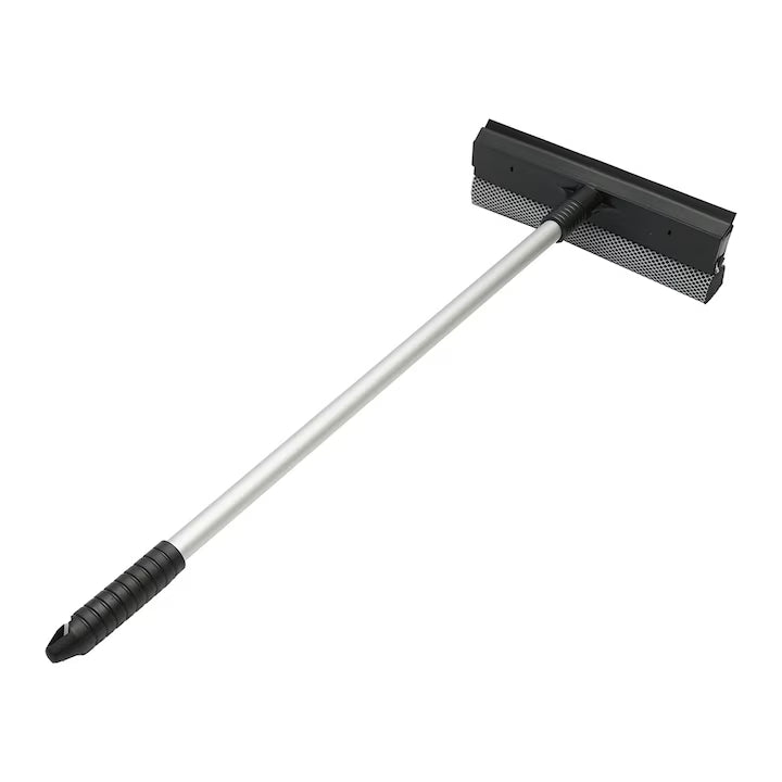 Racletă cu mâner telescopic pentru șters geamuri