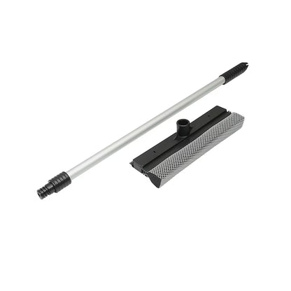 Racletă cu mâner telescopic pentru șters geamuri