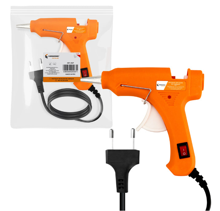 Pistol de lipit cu silicon cald, mic, 20W