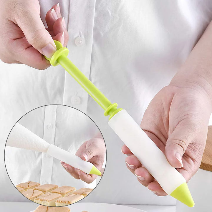 Pix pentru decorat prăjituri, set cu 4 duze